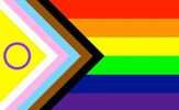 Inclusive Pride Rainbow flag