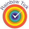 Rainbow Tick accreditation symbol